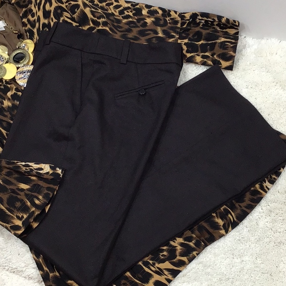 Trina Turk dark brown dress pants 10